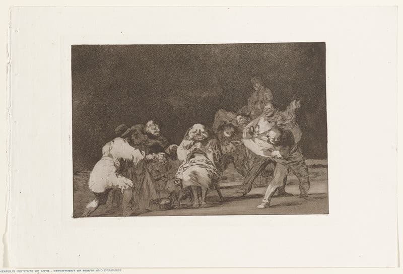Él Que No te Ama, Burlandote te Difama — Francisco Goya