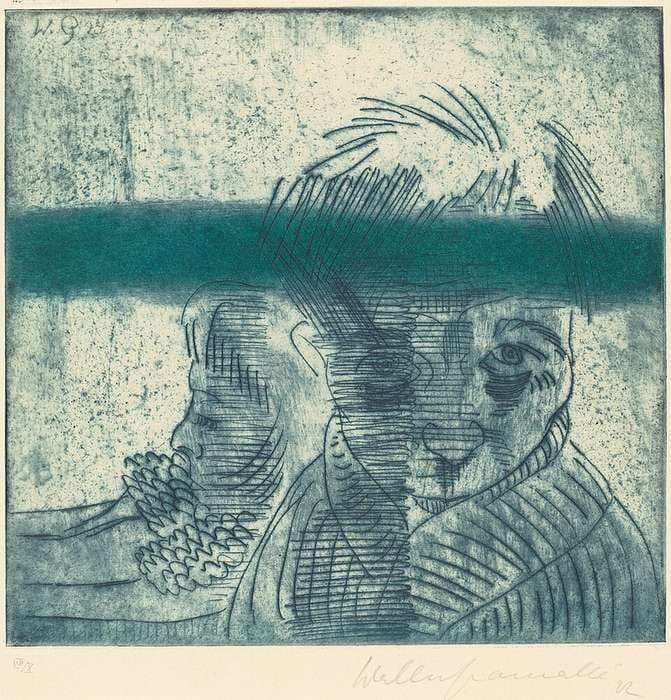The Couple (Das Paar) — Walter Gramatté