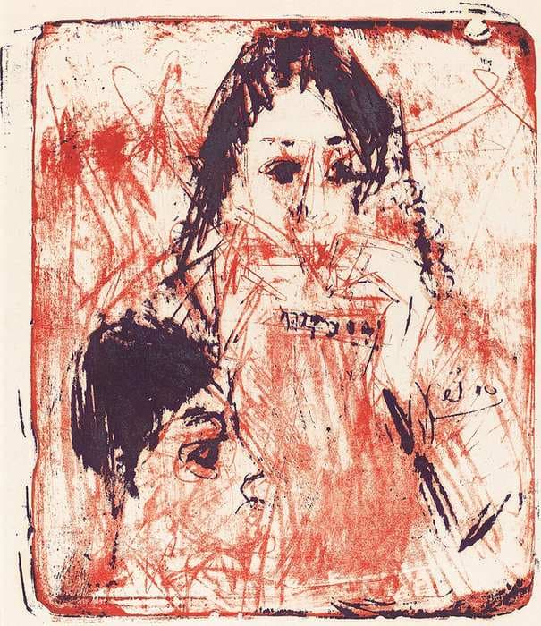 Harmonica Player — Ernst Ludwig Kirchner