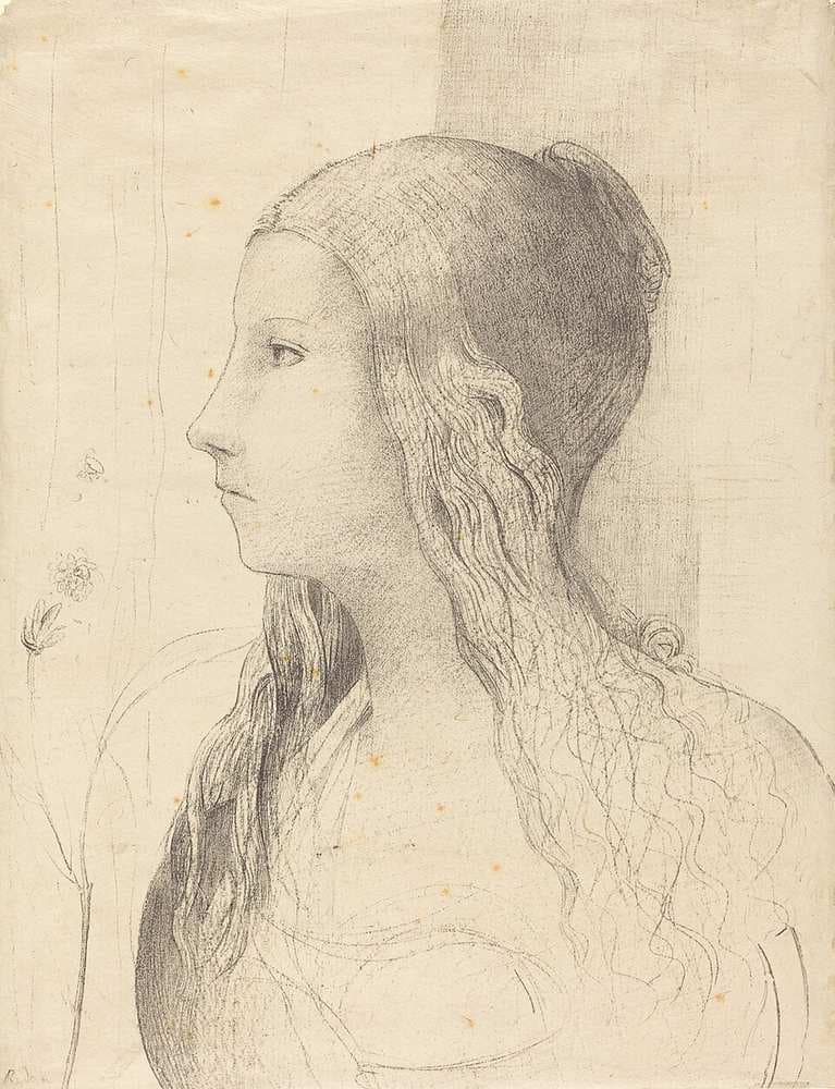 Brunnhilde — Odilon Redon