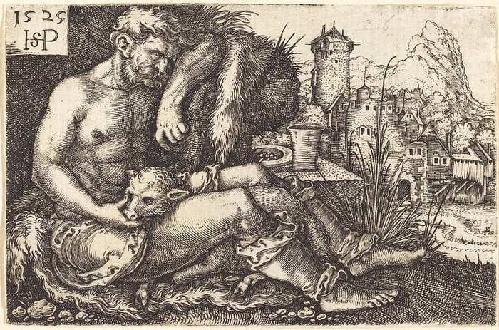 The Shepherd — Sebald Beham