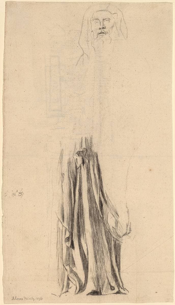 Study for Moses - Trinity Church, Boston — John La Farge