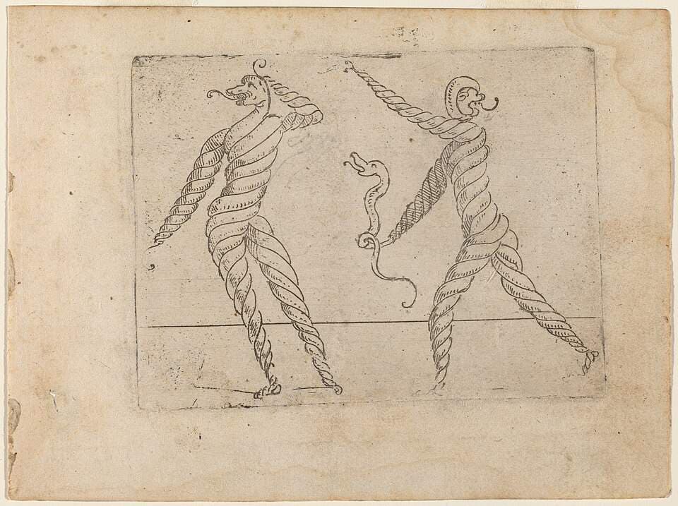 From "Bizzarie di varie Figure" — Giovanni Battista Bracelli
