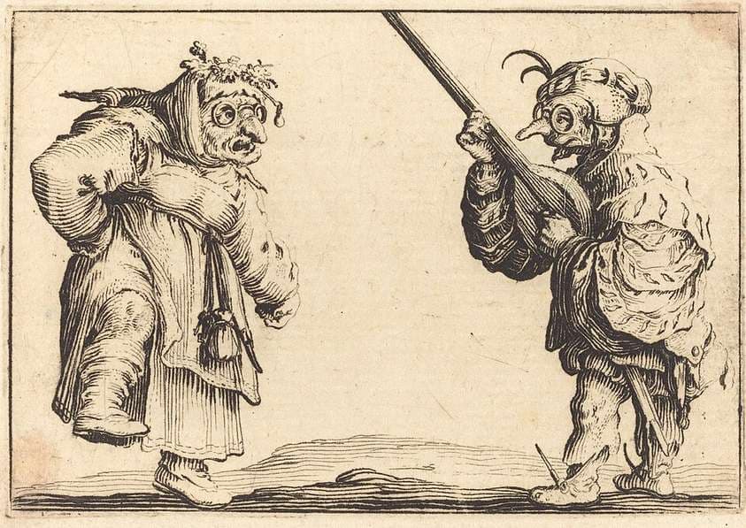 Dancers with Lute — Jacques Callot