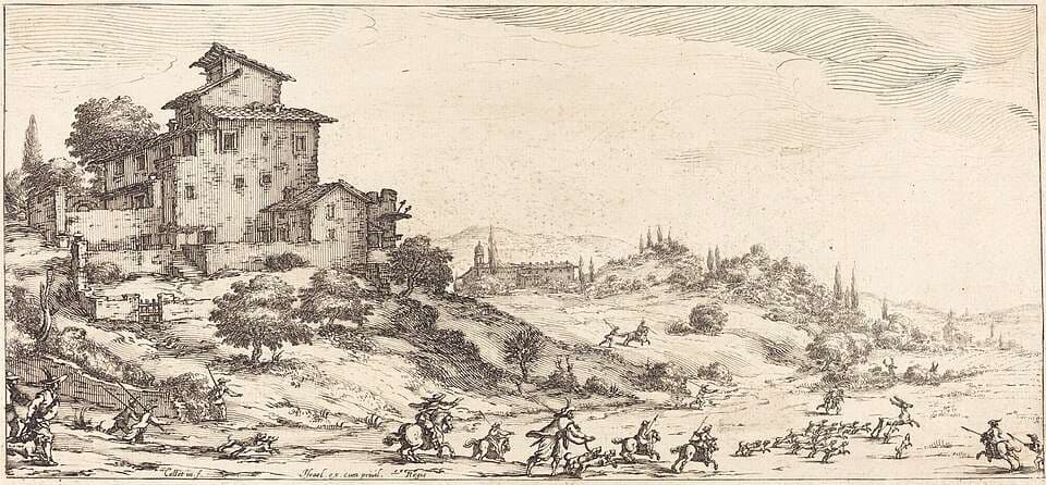 The Stag Hunt — Jacques Callot