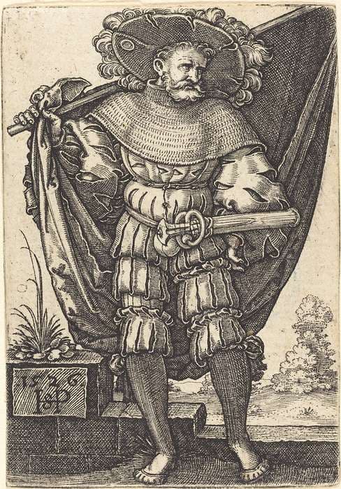 Standard Bearer — Sebald Beham