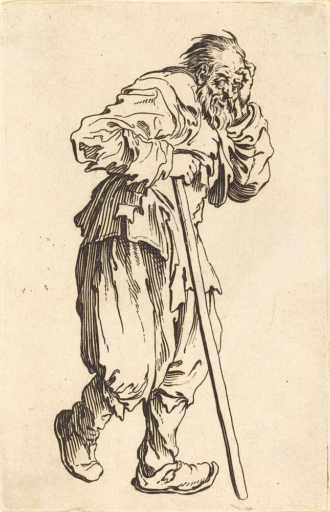 Beggar with a Stick — Jacques Callot