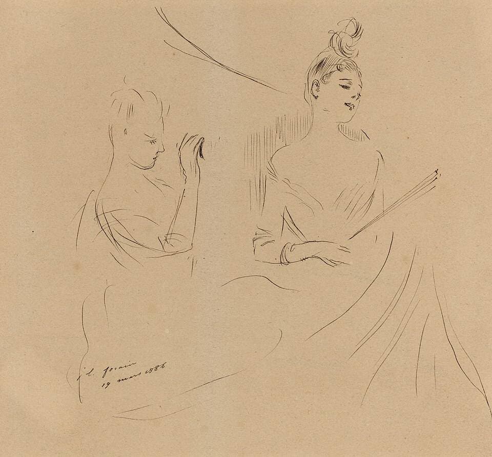 Two Ladies in a Loge — Jean-Louis Forain