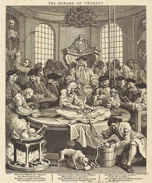 The Reward of Cruelty — William Hogarth
