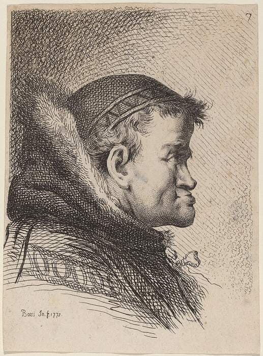 Head of a Cleric — Benigno Bossi