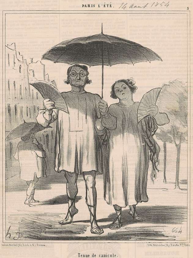 Tenue de canicule — Honoré Daumier