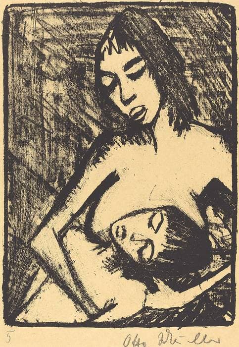 Mother and Child (Mutter und Kind) — Otto Mueller