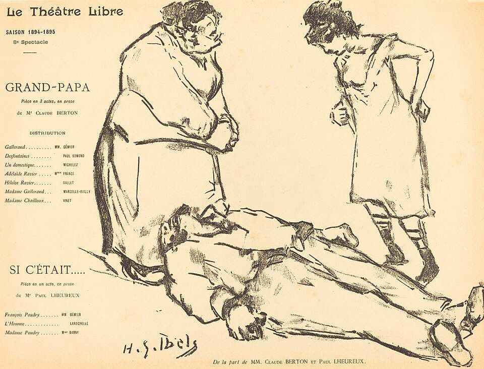 Grand-Papa; Si c'était — Henri-Gabriel Ibels