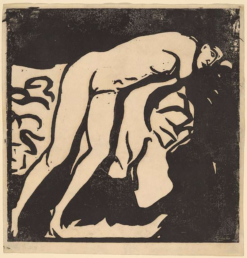 Nude Girl — Ernst Ludwig Kirchner