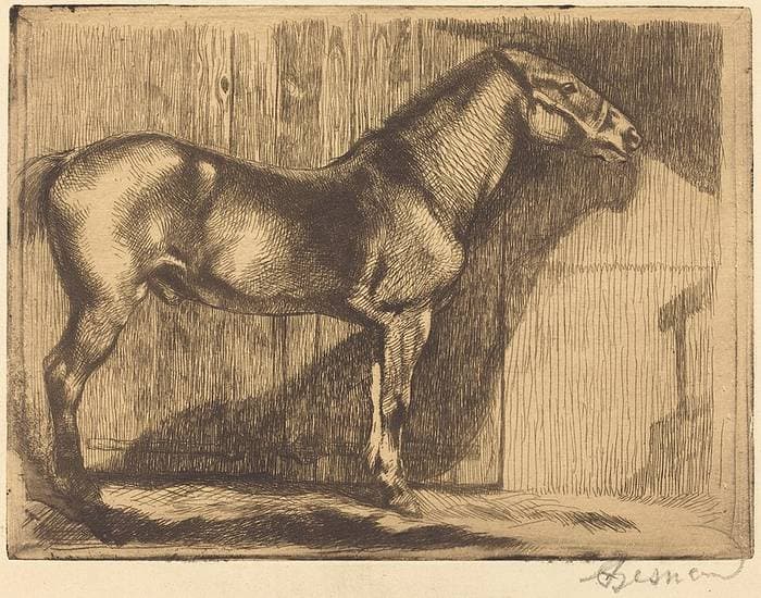 Pony (Le poney) — Albert Besnard