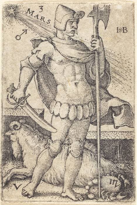 Mars — Sebald Beham