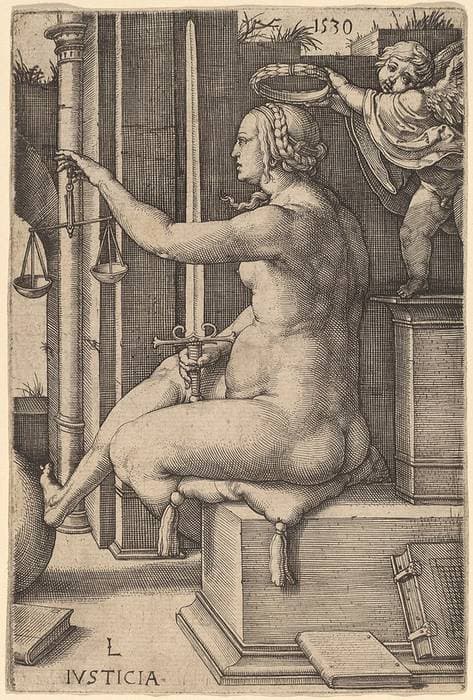 Justicia (Justice) — Lucas van Leyden