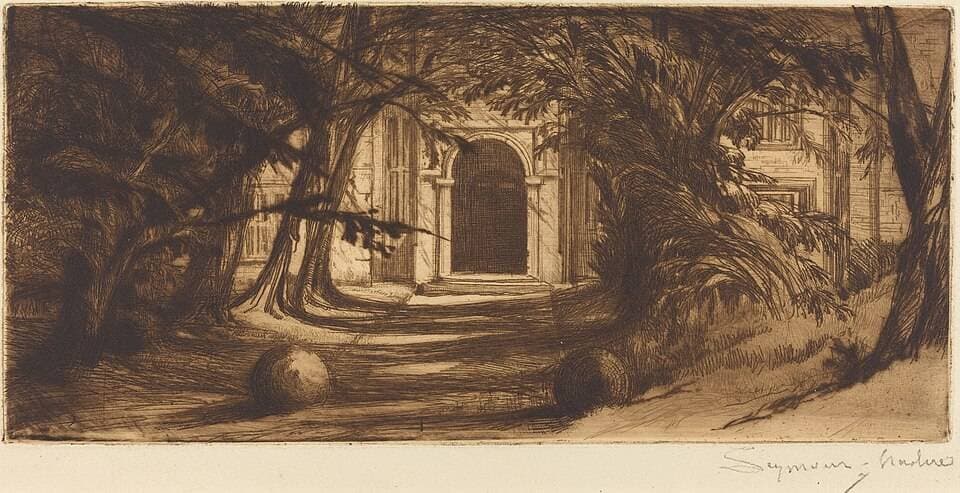 Mytton Hall — Francis Seymour Haden