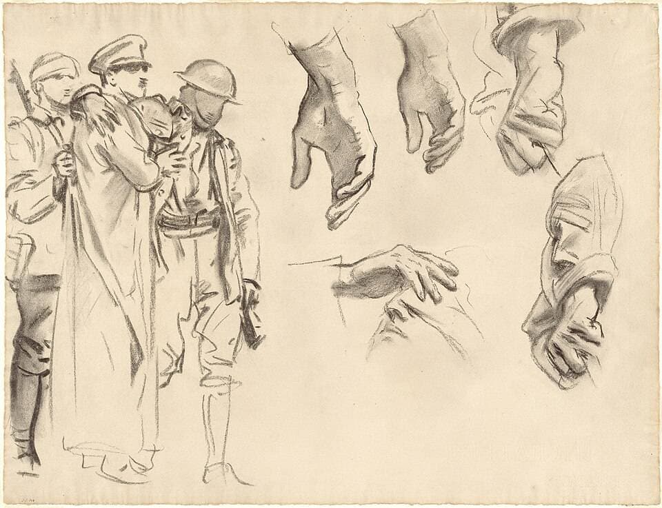 Studies for "Gassed" — John Singer Sargent
