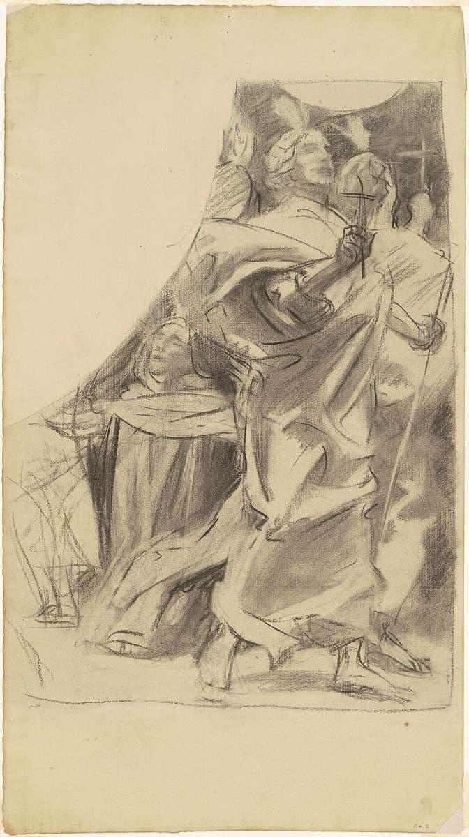 Study for "Triumph of Religion" — John Singer Sargent