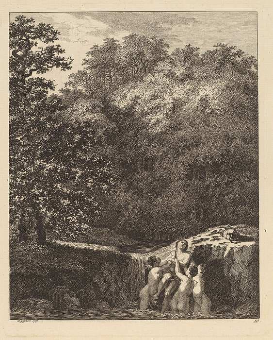 Hylas and the Nymphs — Salomon Gessner