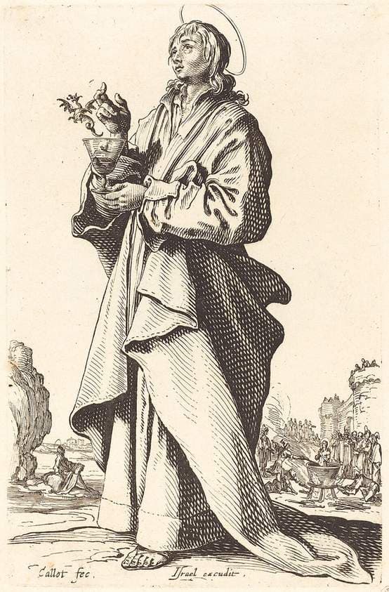 Saint John the Evangelist — Jacques Callot