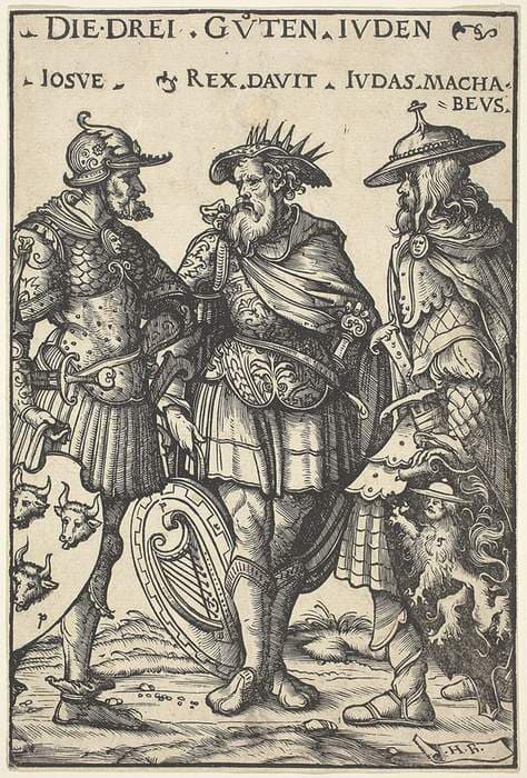 Joshua, David and Judas Maccabaeus — Hans Burgkmair