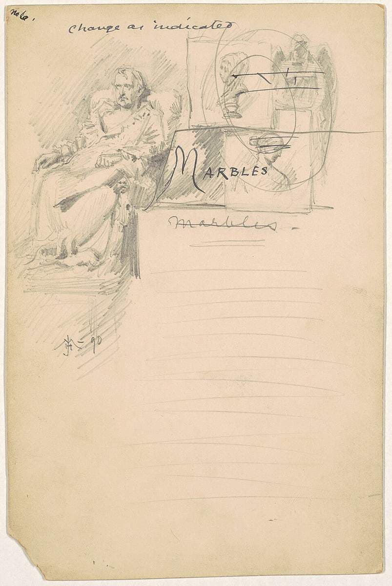 Study for "Marbles" — James Henry Moser