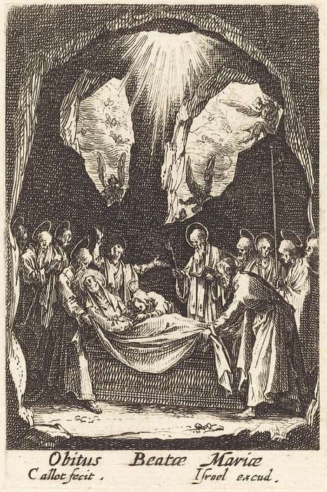 The Burial of the Virgin — Jacques Callot