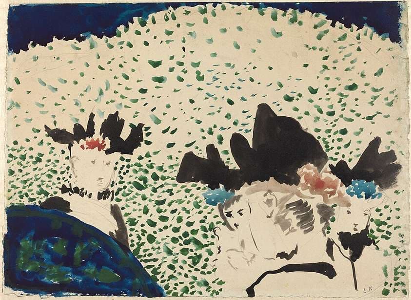 Four Ladies with Fancy Hats — Édouard Vuillard