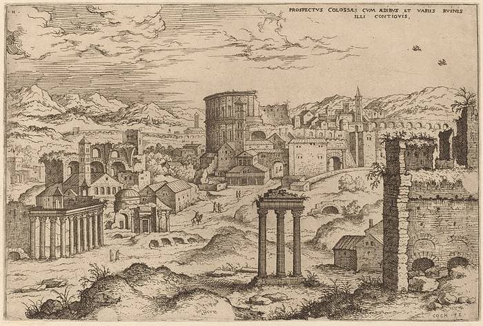 View of the Forum — Hieronymus Cock