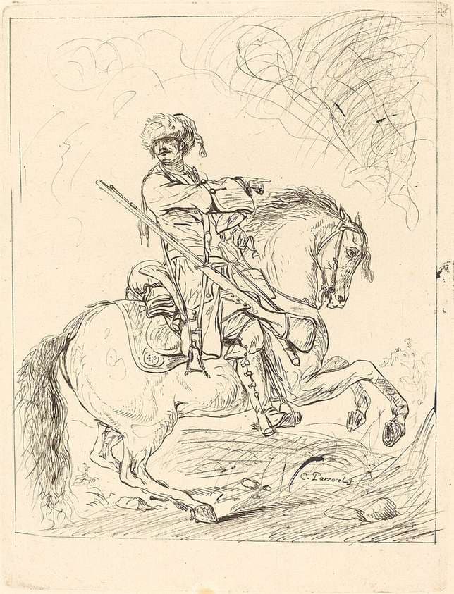 A Dragoon on Horseback — Charles Parrocel