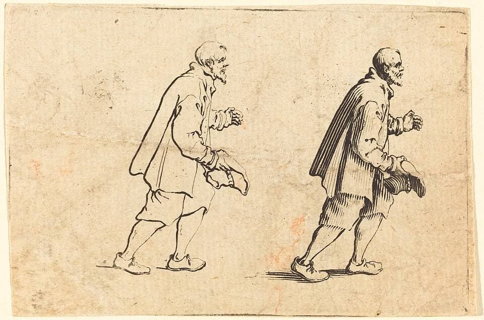 Peasant with Hat in Hand — Jacques Callot