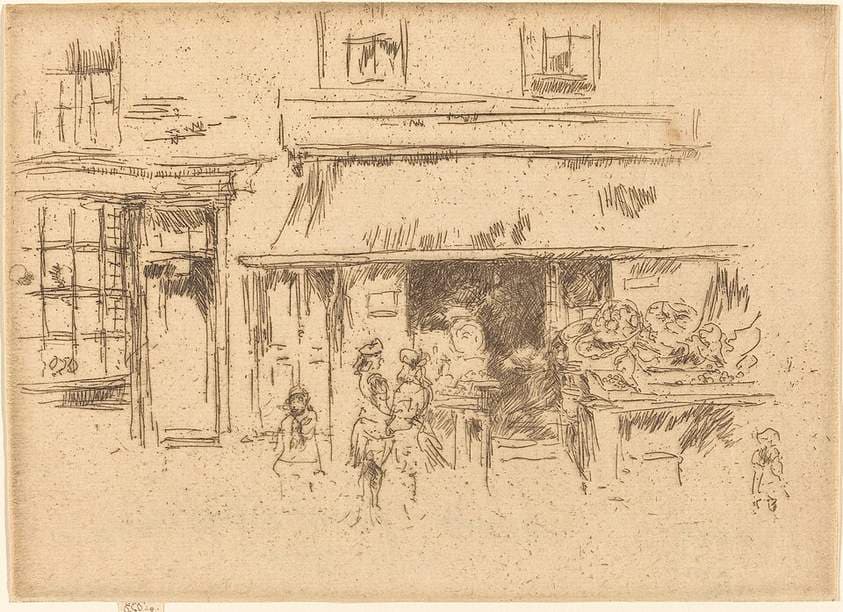 Exeter Street — James Abbott McNeill Whistler