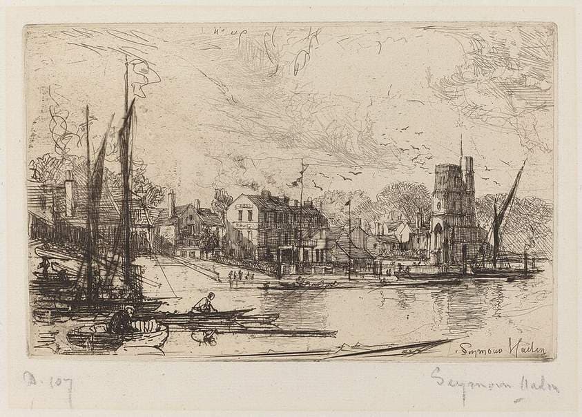 Harry Kelly's, Putney — Francis Seymour Haden