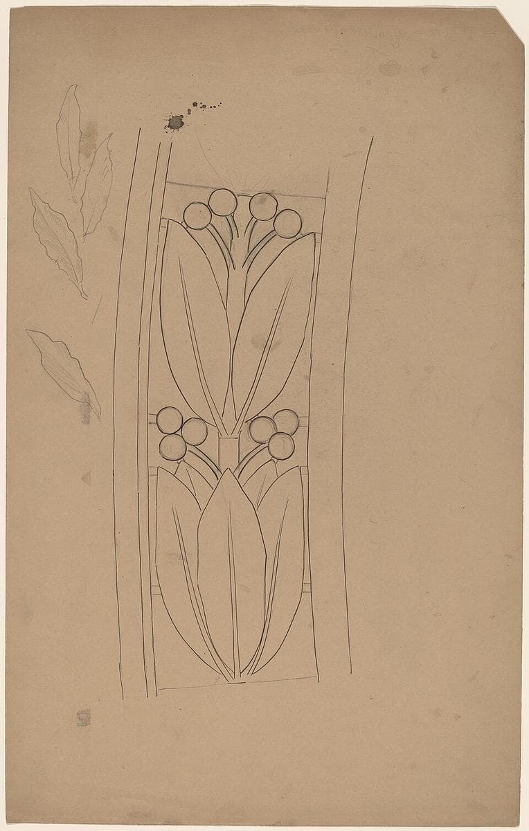 Study for a Border Design — Charles Sprague Pearce