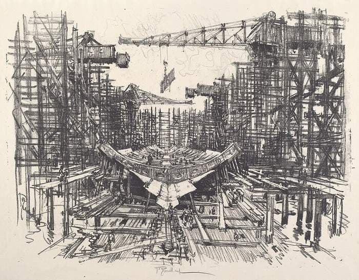 The Keel — Joseph Pennell