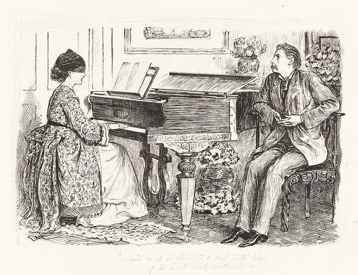 "--And mist or glim, I'd sail with him, if he would sail with me--" — George Du Maurier