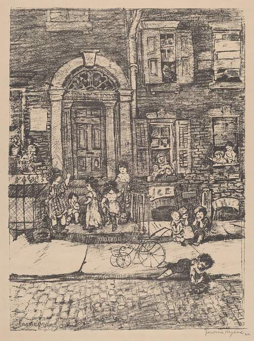 Street Scene (New York) — Jerome Myers