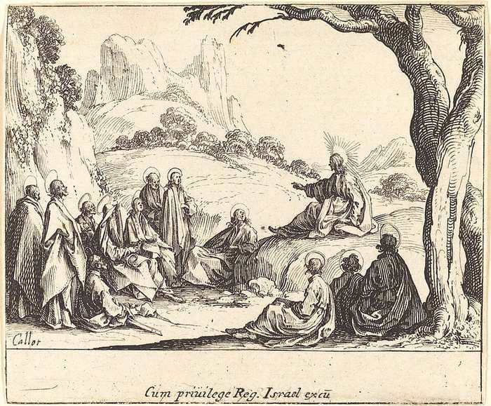 Sermon on the Mount — Jacques Callot