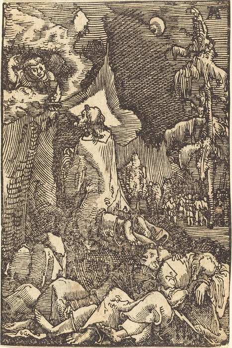 Christ on the Mount of Olives — Albrecht Altdorfer