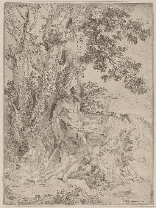 Saint Jerome — Pietro Testa