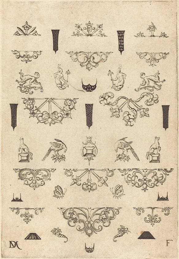 Eleven Different Studs and Twenty-Three Ornaments — Daniel Mignot
