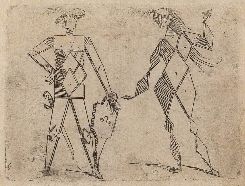 From "Bizzarie di varie Figure" — Giovanni Battista Bracelli