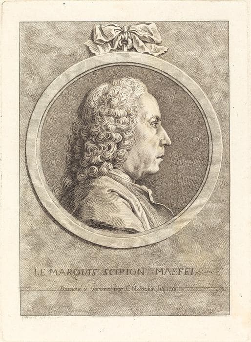 Le Marquis Scipion Maffei — Charles-Nicolas Cochin II