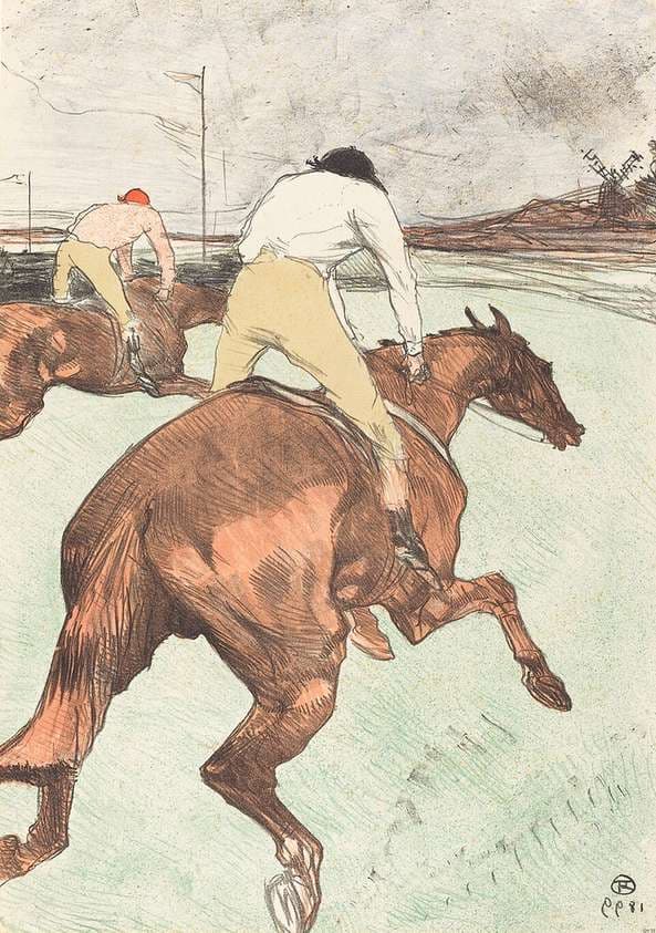 The Jockey (Le Jockey) — Henri de Toulouse-Lautrec