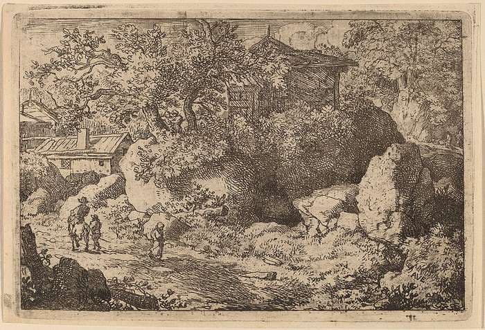 Peasant on Horseback — Allaert van Everdingen
