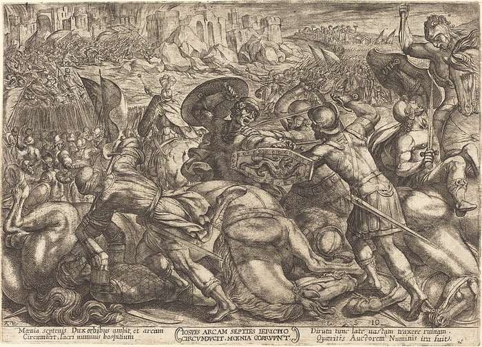 The Taking of the City of Jericho — Antonio Tempesta