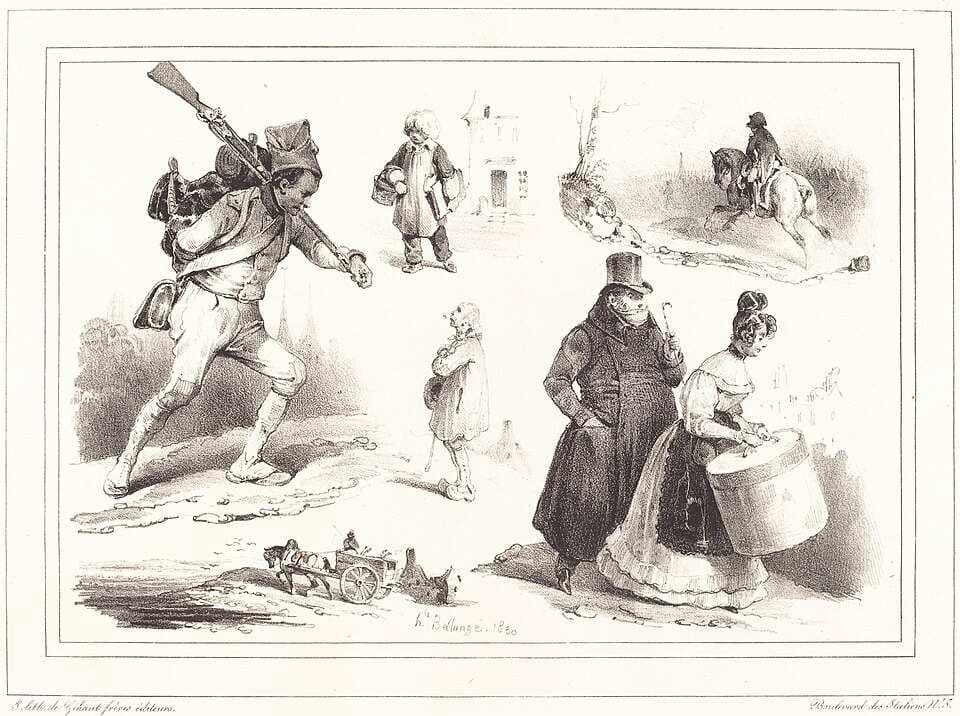 Social Vignettes — Hippolyte Bellangé