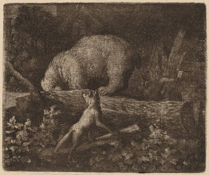 The Bear Trapped — Allaert van Everdingen